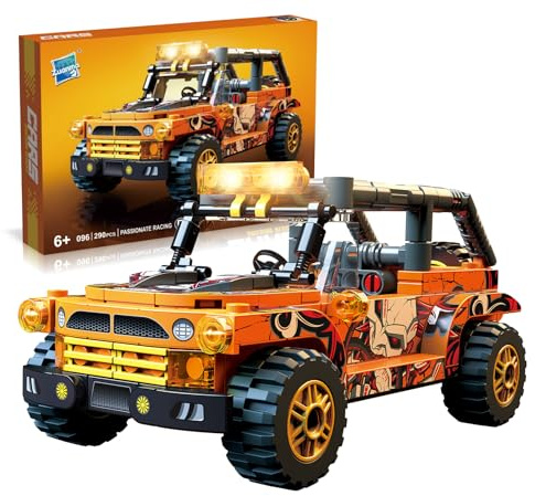 XIMKONTER Juego de juguetes de construcción, bloques de sujeción para coche, coches técnicos, juegos de bloques de construcción de superdeportivos, modelo de coche deportivo, adecuado para adultos y