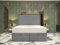RN Interiors Wing Back Ottoman Beds – Divan Bed Frame | 49” Matching Floor Standing Headboard | Ottoman Storage Chesterfield Divan Bed Ottoman Plush Velvet (Grey, 3FT Single)