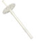 EINSIDE Chevilles avec clou en plastique pour isolation, cheville pour fixation de panneaux isolants, Lot de 250, dimensions 220 mm