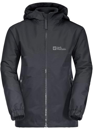 Jack Wolfskin Jungen Iceland 3in1 B Jacket, phantom, 116 EU