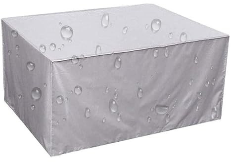 HYFBH Fundas Mueble Jardin, 120x80x70cm Funda para Mesa de Jardín Impermeable, 420D Oxford Rectangular Funda de Muebles de Exterior, Anti-UV, Impermeables Cubiertas Protectora para Mesa