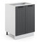 Vicco Midischrank Fame-Line, Anthrazit/Weiß, 60 x 81.6 cm ohne Arbeitsplatte