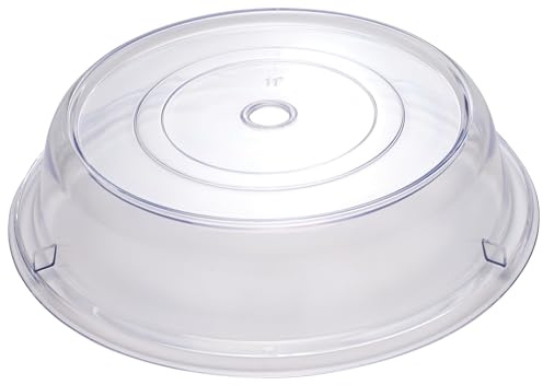 Winco PPCR- Clear Polycarbonate Plate Cover 2-1/2 Inch High - Inch Diameter (11 Inch)