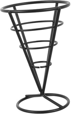 LAPYAPPE Cestillo De Inoxidable Para Freír Diseño Creativo De Forma Para Servir Patatas Fritas y Snacks Restaurantes y Bares Accesorio De Cocina Práctico y Elegante