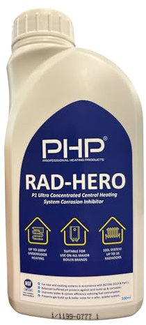 PHP RadHero P1 Ultra Concentrated Underfloor & Central Heating System Corrosion Inhibitor 500ml