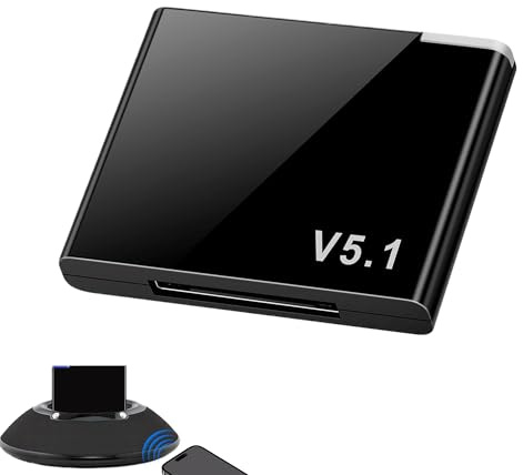 1 x 30-poliger Bluetooth-Adapter für Bose SoundDock 5.1 Bluetooth-Empfänger, vereinfacht Audio-Setup, Mini-Audio-Musikempfänger für iPhone, iPod, Handy-Dockingstation (nicht für Autos und Motorräder)