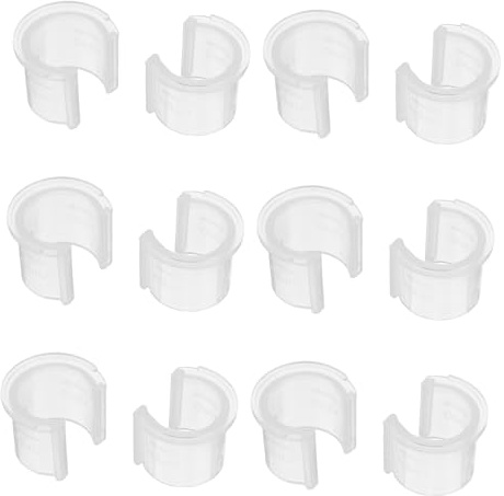 20 Clip di Bloccaggio per Flaconi Shampoo e Lozioni in Plastica