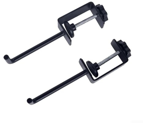 Soporte de rollo de papel de metal para manualidades, dispensador de mesa ajustable para embalaje de dibujo, oficina, cocina, bloqueo seguro para mesas de hasta 1.8 pulgadas, almohadillas