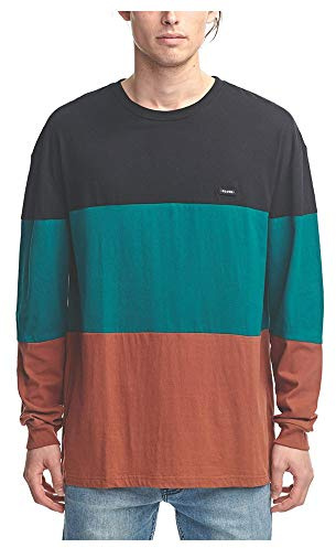 Globe Lock Up LS tee Camiseta de Manga Larga, Unisex Adulto, Rust, XXL