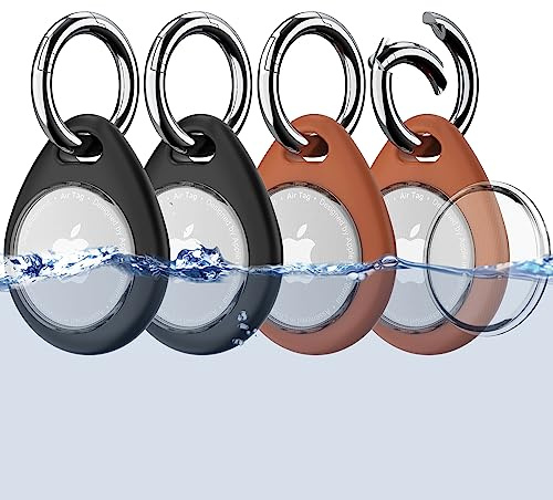 Biuupa 4 stycken AirTag Nyckelringar