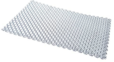 Aqbau® Drahtgittermatte Fußmatte Bodenmatte verzinkter Draht Fußabtreter Türmatte (34 x 52 cm)