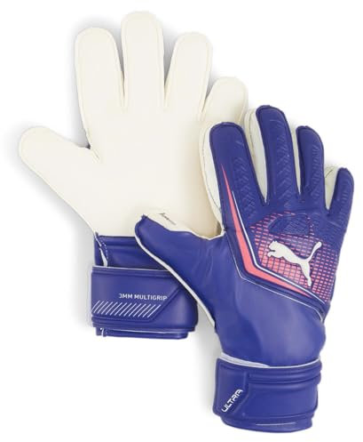 PUMA Ultra Match Protect Jr RC, Jungen Torwarthandschuhe, Lapis Lazuli-Sunset Glow, 5-041955