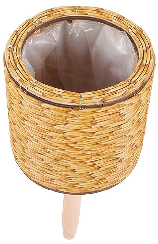 ibasenice Panier à Plantes Tressé en pour Décoration Intérieure Support pour Pots de Fleurs Étagère pour Design Stable et Élégant pour Salon et Bureau
