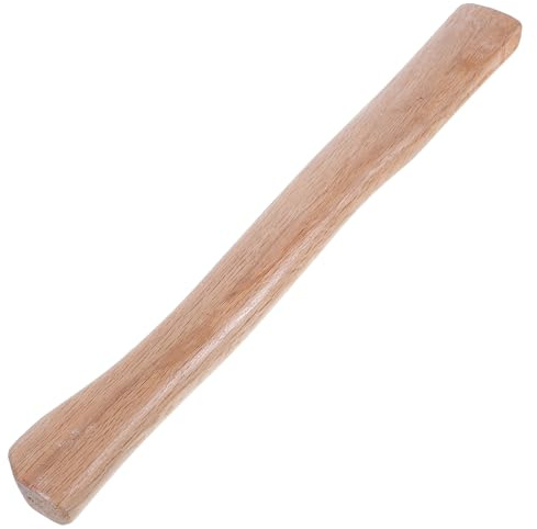 Lurrose Manche de Rechange en Bois de Chêne 40 Cm pour Petite Hache et Pelle, Kit de Poignée Solide et Ergonomique, Remplacement pour Outils de Jardinage et Travaux de Réparation