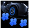 Tire Valve Stem Caps for Car, 12PCS Noctilucous Tire Air Caps Cover, Illuminated Auto Wheel Valve Stem Cap, Car Accessories Universal for Car, Truck, SUV, Motorcycles, Bike (Blue)