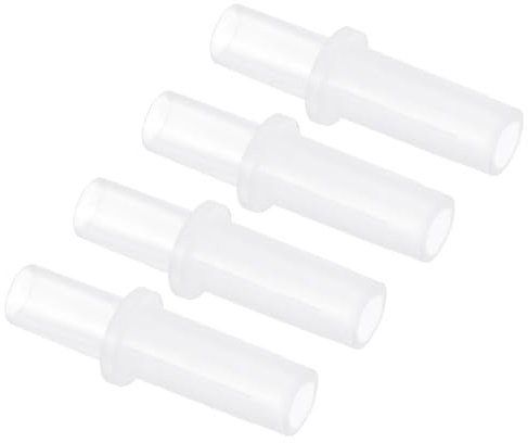 sourcing map Quincaillerie pour Porte Pliante, Lot de 4 Pivots Supérieurs pour Porte Pliante, Kit de Réparation pour Quincaillerie de Porte Pliante de Placard, Couleur Argentée