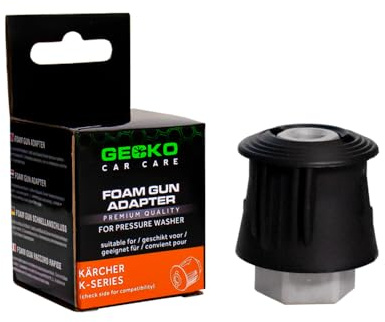 Gecko Adapter M22/14 mm kompatibel med: Kärcher K-serien, svart