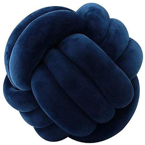 Sfeera Knotenkissen aus Plüsch - Seera-Kissen aus Samt von Hand geflochten, kurzes Kissen aus Plüsch | Seera-Kissen Transformatives Kissen, Dekokissen, Heimkissen Für Schlafsofas