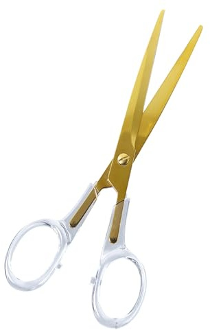 Gartner Studios Acrylic Scissors, Clear & Gold, 7
