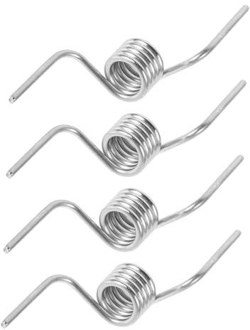 Mikikit 4pcs Fridge Door Spring Mechanism Replacement Parts for Refrigerator Freezer Door Spring Enhanced Stability Strength