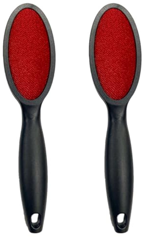 Rimozione pelucchi double face, 2 Pezzi, Spazzola levapelucchi Dischetti Double Face in Velluto Solleva lanugine e Capelli, Portatile e Riutilizzabile, per Maglione Tappeto Abbigliamento