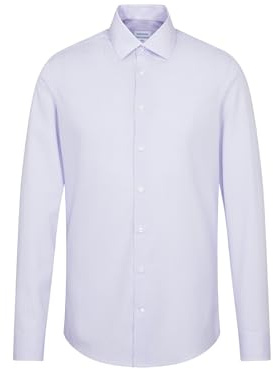 Seidensticker Business skjorta – Slim Fit – strykfri – Kent-krage – långärmad – 100% bomull, Blå (ljusblå 11), 39