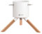 Tree Nest Christbaumständer Weihnachtsbaumständer Baumständer Tannenbaumständer Weihnachtsbaum Standfuß Ständer mit Wasserbehälter - Cosmo Christmas Tree Stand für Bäume bis 1.5m, 3-9cm Stamm Weiß