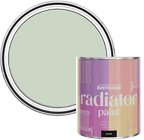 Rust-Oleum Green Heat Resistant Radiator Paint in Gloss Finish - Laurel Green 750ml