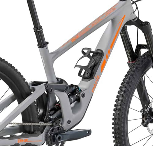 DualColorStampe Kit de 8 pegatinas adhesivas para cuadro de bicicleta MTB, universales, marco de protección, cód. B0159 (naranja 35)