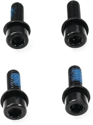 Vis de rechange pour étriers de frein de vélo, pièces, boulons en acier de haute qualité, M6 18 mm, couleur noire, comprend 4 vis