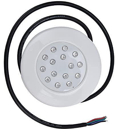 ZJchao Poolleuchte, Schwimmbadleuchten mit Anpassbaren Beleuchtungsszenarien 4,9 X 4,9 X 1,6 Zoll Poolzubehör für Eingelassene Pools