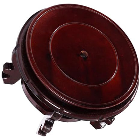 GANAZONO Base per Fioriera Legno Massello Supporto Stabile per Piante da Ed Esterno Design Elegante e Resistente capacità per Decorazioni e Scenari Vari