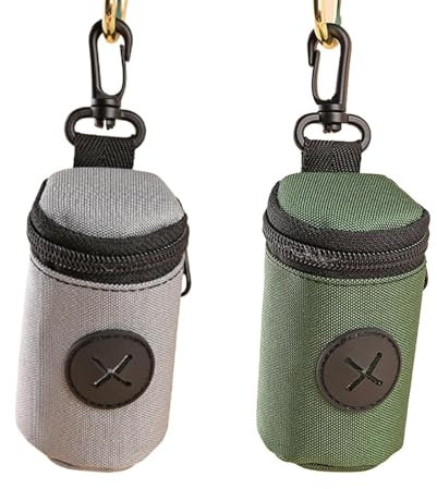 2PCS Quick-Access Dog Poo Bag Holder Dispenser, Hands-Free Dog Waste Carrier with Clip, Lightweight Portable for Owners Walkers ﻿