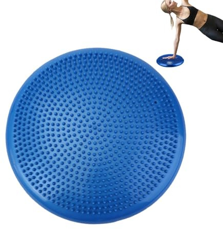 Weqizuerqi 33x33x3 cm Yoga Balance Kissen Balancekissen Ballsitzkissen Sitzkissen Für Beckenbodentraining Massage Board Physiokissen Für Core Koordination Fitness Rückentraining Pad