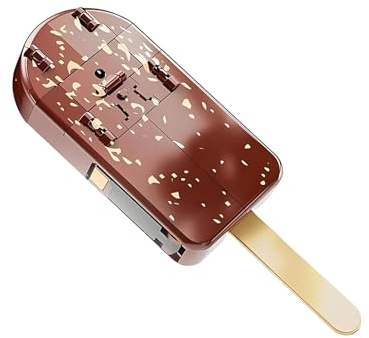 Generisch Juguete de helado transformable, modelo de helado, juguete de figura de robot - para niños, niñas, coleccionistas, juego interior y exterior, fiesta de cumpleaños, regalo de Navidad