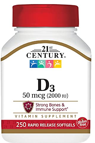 Vitamin D3 50 mcg (2000 IU)