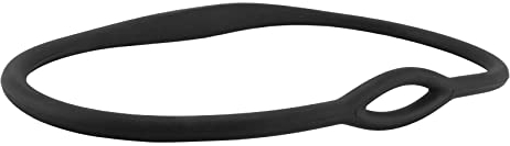 Micvtve Tauchen Silikon Atemregler Halskette Halter Flexibles MundstüCk Atemregler Halskette Ring Oktopus Halter 18Cm Schwarz