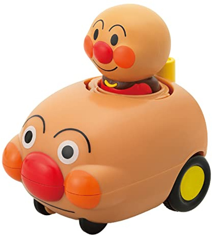 JOYPALETTE Anpanman Zenmai Wind-up Car, Yellow, 10.5 cm (L) x 7.5 cm (W) x 10.5 cm (H), For Children