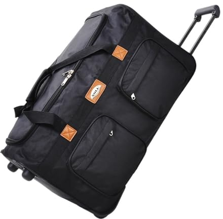 Organizador de Bolsas de Picnic para Parrilla Bolsa for Acampar al Aire Libre, Bolsa con Ruedas de Viaje de Tela Oxford, Bolsa Plegable for Equipaje de Gran Capacidad Bolsa de Acampada
