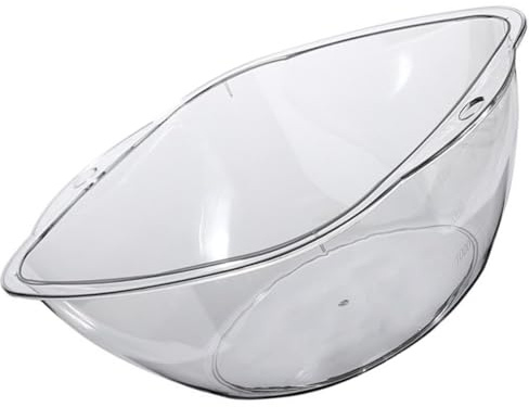 Gatuida Bassin de Lavage Plastique Transparent Résistant pour Salon et Usage Domestique Bac Visage Multifonction Bac Shampoing Pratique et Léger Évier Clair de Moyenne