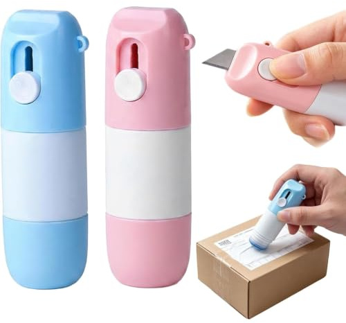LUYSGBXR Termiskt papperssuddgummi | Vattenbaserad bläckborttagare penna integritetsskydd dokument etiketter paket (rosa + blå)