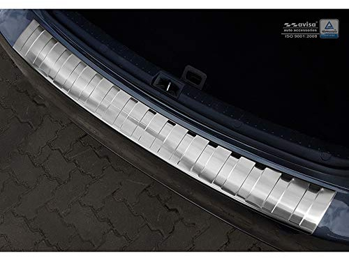 Avisa Edelstahl Heckstoßstangenschutz kompatibel mit BMW X3 (G01) 2017-2021 & Facelift 2021-2024 exkl. M-Paket 'Ribs'