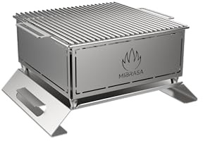Hibachi Mibrasa MH 300 Plus - Barbacoa portátil de mesa totalmente fabricada en Acero Inoxidable 304. ¡La imaginación y creatividad del chef con el Hibachi Mibrasa no tiene límites!