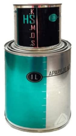 Ksmos Aparejo Imprimacion para coche de 2 componentes color Gris 1LT + 250ML. Anticorrosivo y gran adherencia