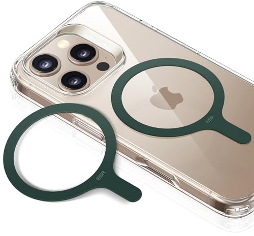 ESR for MagSafe Sticker, MagSafe Ring, 2 Pack Metal Ring for Phone Case, Universal Wireless Charger Conversion Kit for iPhone 17/16/15/14/13/12/11/X/8, Galaxy S25/S24/S23, Pixel 10