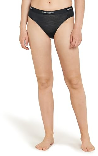 Icebreaker Women’s Merino Blend 125 Cool-Lite Sprite Hipster Underwear - Black - Medium