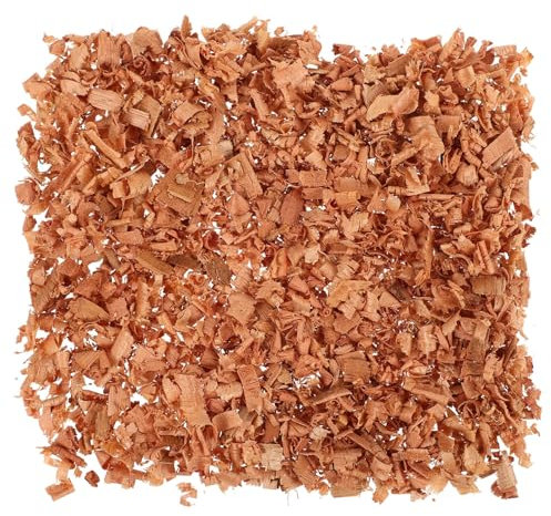 PATKAW 1 Bag Spanish Cedar Wood Shavings - Wood Chips for Closet, Cedar Wood Chips Cedar Spills Strips, Small Animal Pet Bedding, for Box Tray Jar Case Humidor Accessories