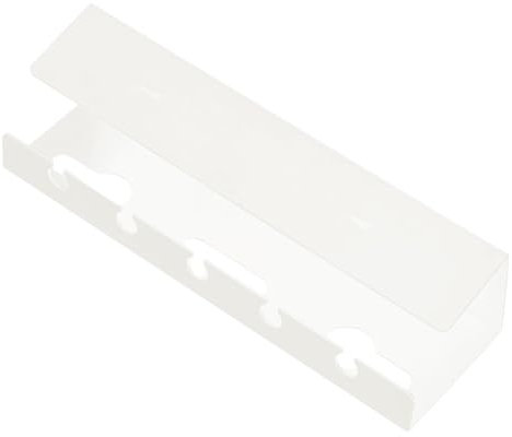 Bandeja Organizadora De Cables para Debajo del Escritorio,Soporte Organizador para Regleta De Enchufes - Bandeja Adhesiva Sin Tornillos para Escritorio De Pie, Mesilla, Cocina Y Salón