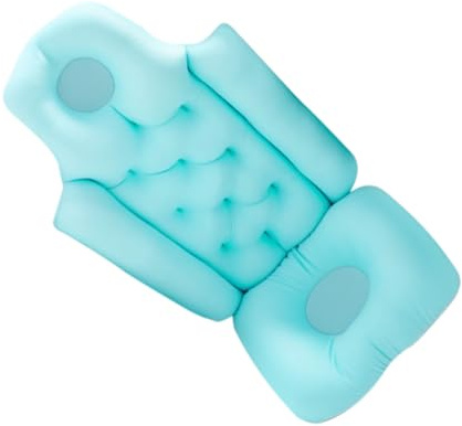 FONDOTIN Cojín Antideslizante para Bañera Grande Asiento de Baño Seguro y Ligero para Embarazadas y Personas Mayores Diseño Resistente y Fácil de Limpiar para SPA y Viaje