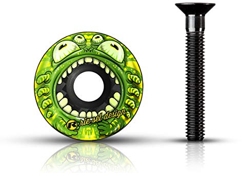 Riesel Design 1x stem:Cap Ahead Kappe aus Carbon inkl. Aluminium Schraube für Rennrad, Cyclocrosser & Mountainbike/Top Cap MTB/Stylische Vorbau- & Steuersatz Kappe für Gabelschäfte mit 1 1/8‘‘